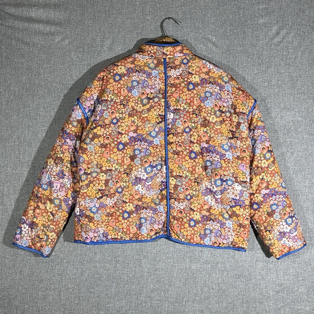 Cottagecore Patchwork Quilted Jacket M Floral Qui… - image 3
